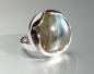 Preview: Ring * 925 Silver * rhodium-plated * Labradorite