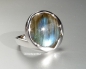 Preview: Ring * 925 Silver * rhodium-plated * Labradorite