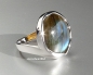 Preview: Ring * 925 Silver * rhodium-plated * Labradorite