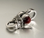 Preview: Trollbeads * Rotes Tigerauge Verschluss *