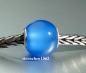 Preview: Trollbeads * Runder Blauer Achat * 10