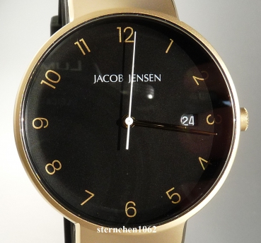 Jacob Jensen * Herren-Armbanduhr * Titan * Silikon * Timeless Nordic 185 * 32185