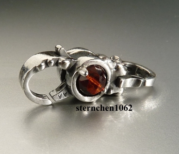 Trollbeads * Rotes Tigerauge Verschluss *