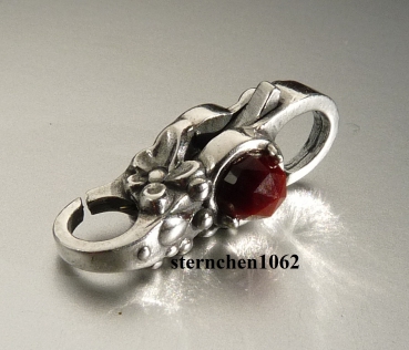 Trollbeads * Rotes Tigerauge Verschluss *