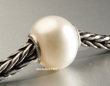 Original Trollbeads * Weiße Perle * 40