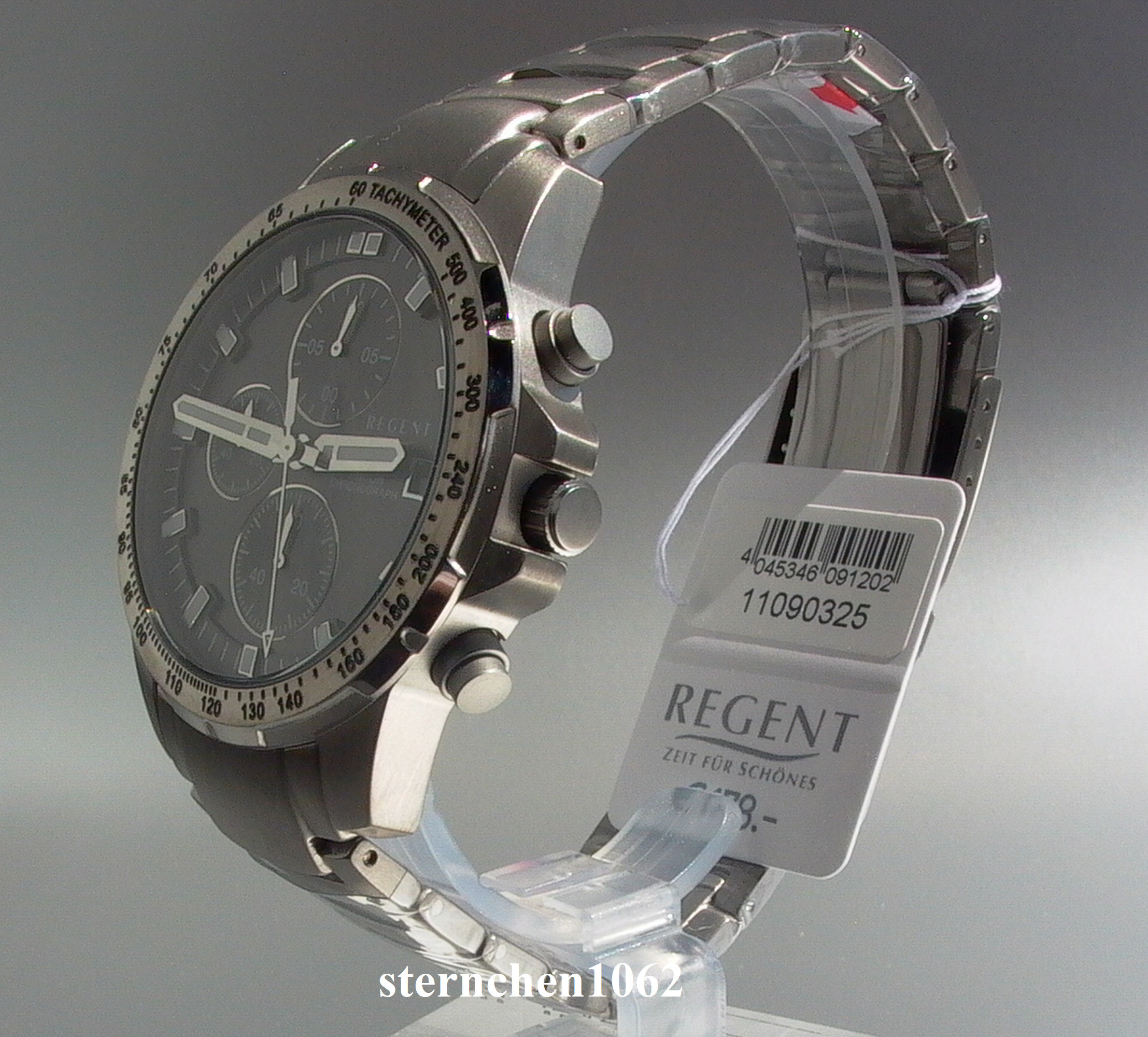 Sternchen 1062 * Regent - Herren-Armbanduhr Titan Chronograph * * * 11090325 